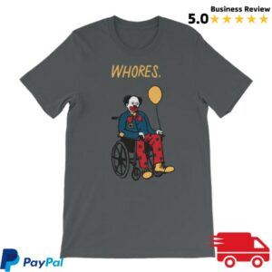 Whores Band Store Merch Sad Clown Tee