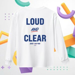 Jack For New York Store Merch Torch White Long-Sleeve Tee