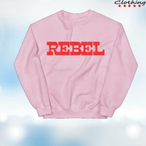 Anne Wilson Merch Store Shop Pink Rebel Crewneck Sweatshirt