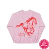 Anne Wilson Merch Store Shop Pink Rebel Crewneck Sweatshirt