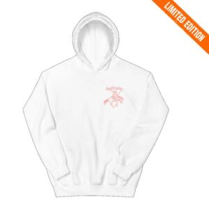 Anne Wilson Merch Store Shop White & Pink Hey Girl Nation Hoodie