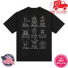 Hypland Store Merch Digimon List Shirt (Black)