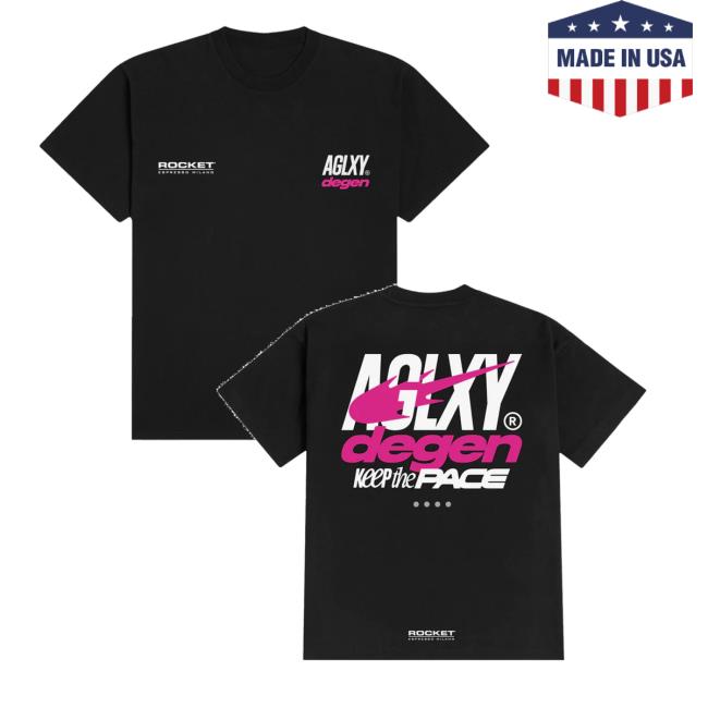Ageless Galaxy Merch Store Shop Aglxy X Degen Keep The Pace T-Shirt 2 Ageless Galaxy Merch Store Shop Aglxy X Degen Keep The Pace T-Shirt