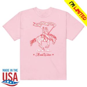 Anne Wilson Merch Store Hey Girl Nation Battle Fought Pink T-Shirt