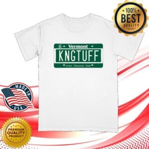 Hellomerch Merch Store Shop King Tuff Vt License Plate T-Shirt