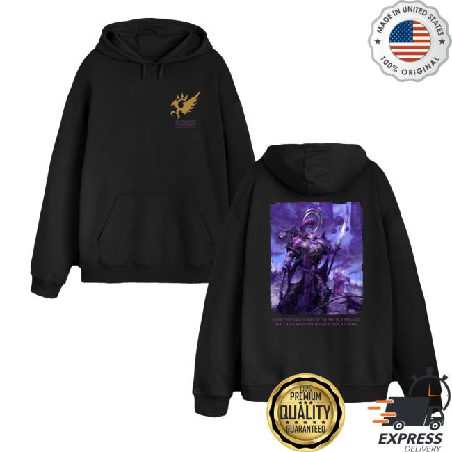 Warhammer Merch Store Shop Premium Emperor's Children Lord Exultant Hoodie 2 Warhammer Merch Store Shop Premium Emperor's Children Lord Exultant Hoodie