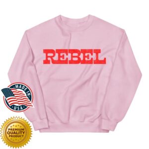 Anne Wilson Official Store Merch Pink Rebel Crewneck Sweatshirt