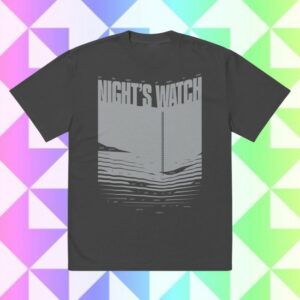 Wbshop Store Merch Game Of Thrones Nights Watch Oversized Faded T-Shirt