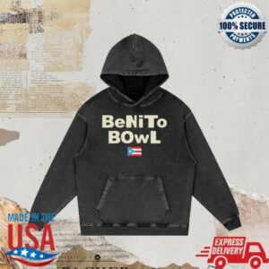 Bronx Native Merch Store Benito Bowl Snow Washed Loose Cotton Hoodie