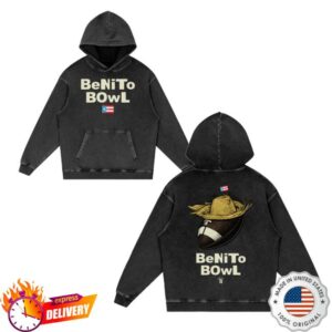 Bronx Native Shop Merch Store Benito Bowl Snow Washed Loose Cotton Hoodie