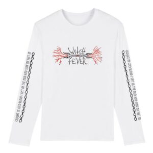 Witch Fever Merch Store Heretic Fork White Longsleeve