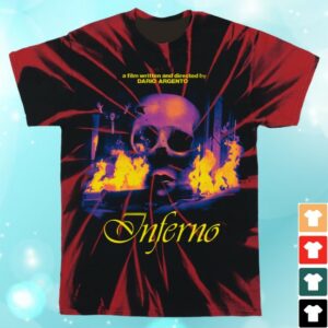 Cavitycolors Store Merch 80S Horror Tie-Dye T-Shirt