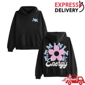 Alexandra Kay Merch Store Shop Feminine Energy Black Hoodie