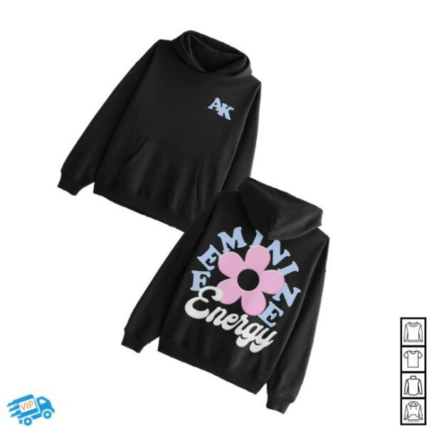Alexandra Kay Merch Store Shop Feminine Energy Black Hoodie - Newest ...