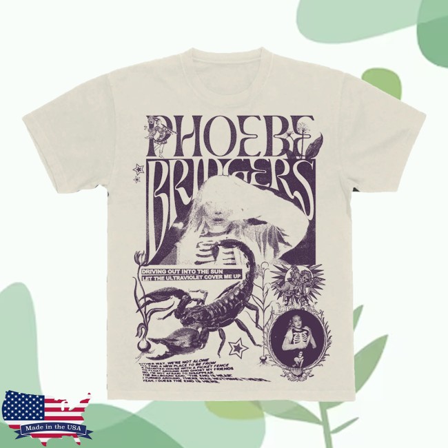 Phoebe Bridgers Store Merch I Know The End Natural T-Shirt 2 Phoebe Bridgers Store Merch I Know The End Natural T-Shirt