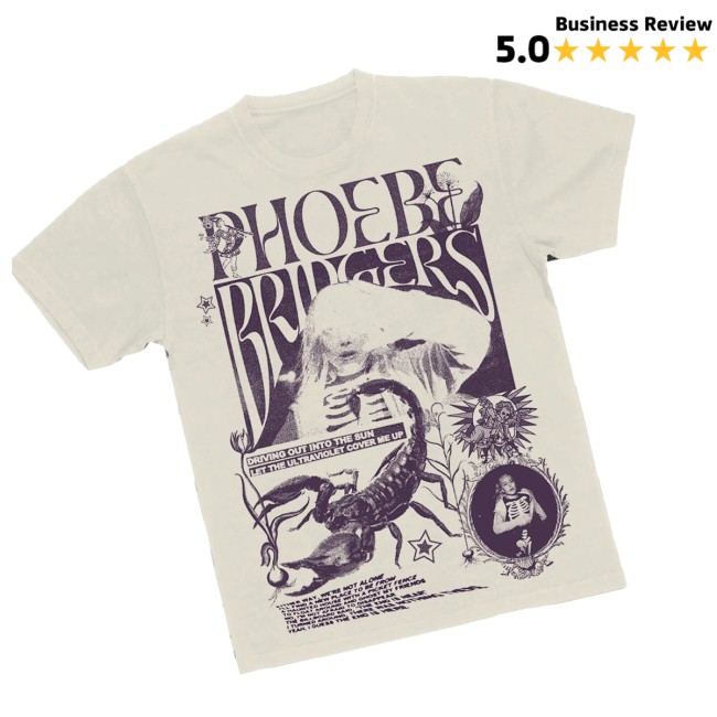 Phoebe Bridgers Store Merch I Know The End Natural T-Shirt 3 Phoebe Bridgers Store Merch I Know The End Natural T-Shirt