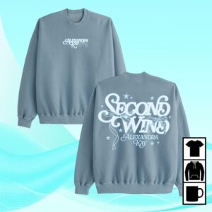 Alexandra Kay Merch Store Shop Starry Pigment Slate Blue Crewneck