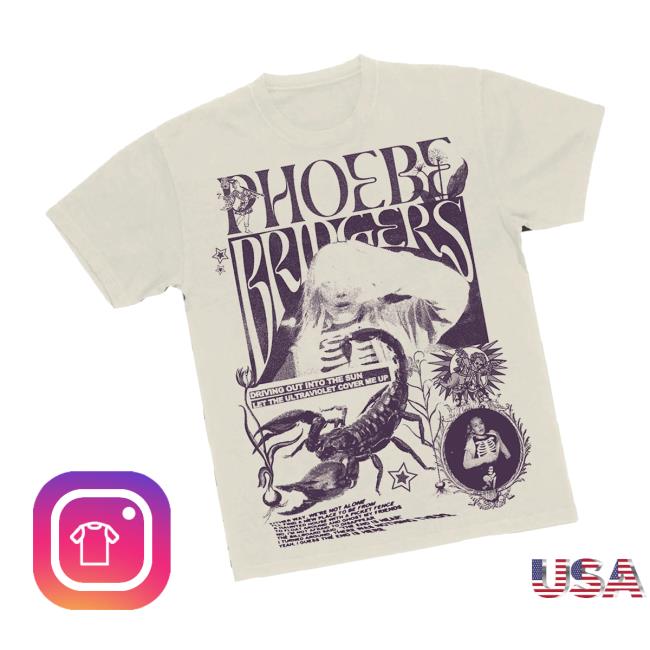Phoebe Bridgers Merch Store I Know The End Natural T-Shirt 3 Phoebe Bridgers Merch Store I Know The End Natural T-Shirt