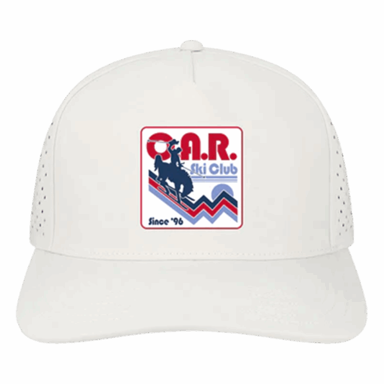 Oar Merch Store White Ski Club Hat