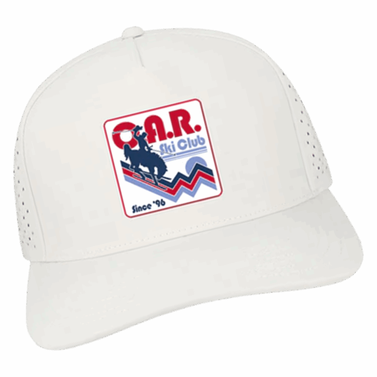 Oar Merch Store White Ski Club Hat