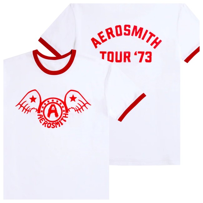 Aerosmith Store Merch The Legendary Debut Ringer T-Shirt 4 Aerosmith Store Merch The Legendary Debut Ringer T-Shirt