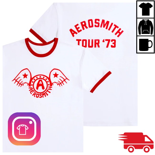 Aerosmith Store Merch The Legendary Debut Ringer T-Shirt 6 Aerosmith Store Merch The Legendary Debut Ringer T-Shirt