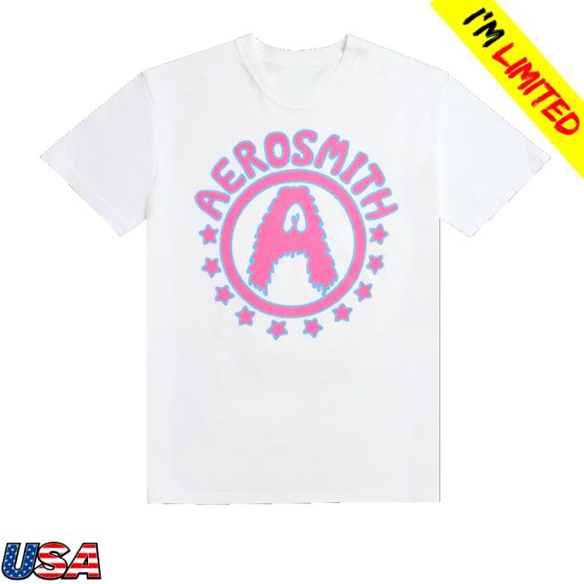 Aerosmith Merch Store Shop White Star T-Shirt 2 Aerosmith Merch Store Shop White Star T-Shirt