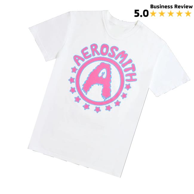 Aerosmith Merch Store Shop White Star T-Shirt 3 Aerosmith Merch Store Shop White Star T-Shirt