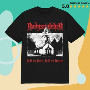 Mnrk Heavy Merch Store Bodysnatcher Burning Church Tee