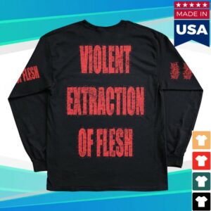 Realityfade Store Merch Anatomize Violent Extraction Of Flesh Long Sleeve