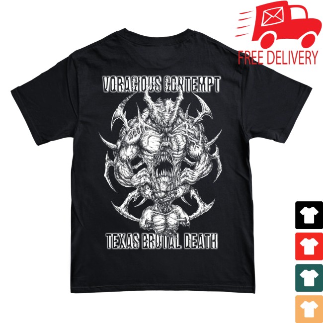 Realityfade Store Merch Voracious Contempt Ripped T-Shirt 3 Realityfade Store Merch Voracious Contempt Ripped T-Shirt