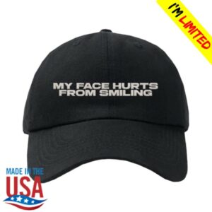 Merchbar Store Merch Lizzo My Face Hurts From Smiling Cap