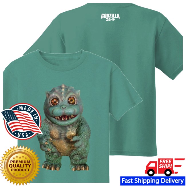 Godzilla Store Merch Godziban Little Green Youth T-Shirt 4 Godzilla Store Merch Godziban Little Green Youth T-Shirt