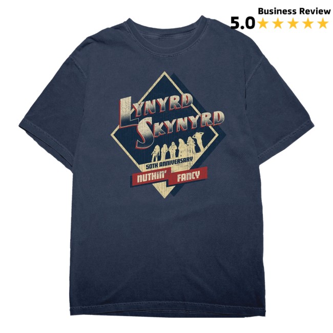 Lynyrd Skynyrd Store Merch Nuthin Navy Tee 2 Lynyrd Skynyrd Store Merch Nuthin Navy Tee