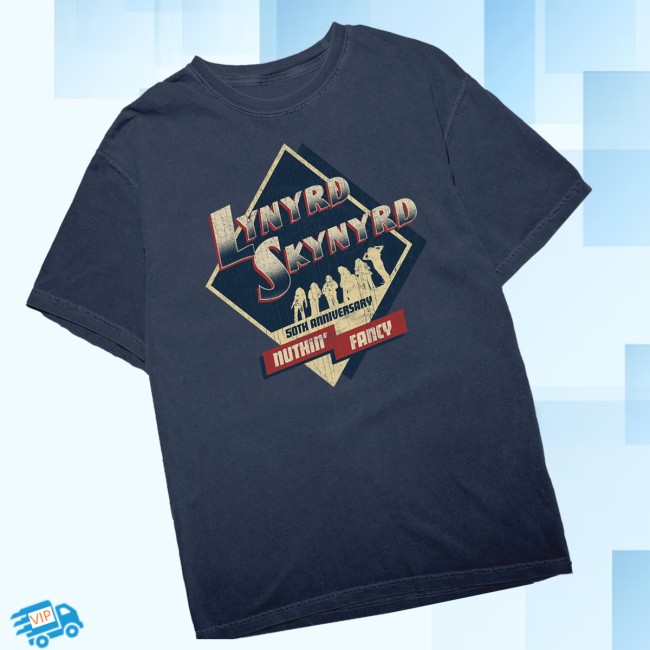 Lynyrd Skynyrd Store Merch Nuthin Navy Tee 3 Lynyrd Skynyrd Store Merch Nuthin Navy Tee