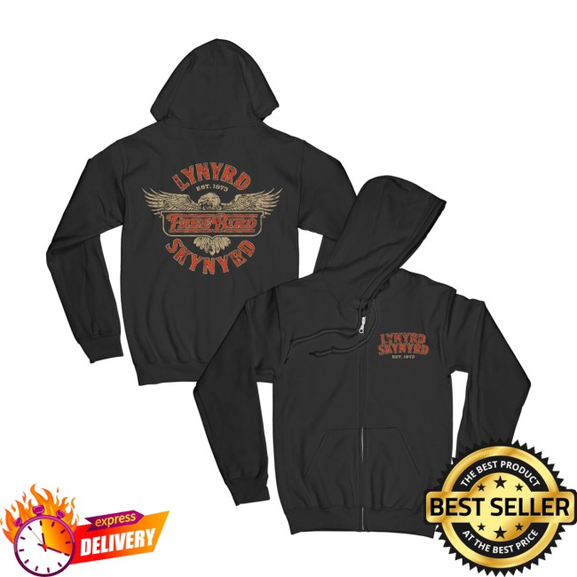 Lynyrd Skynyrd Store Merch Freebird Badge Zip Hoodie 5 Lynyrd Skynyrd Store Merch Freebird Badge Zip Hoodie