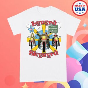 Lynyrd Skynyrd Store Merch Road Trippin White Tee