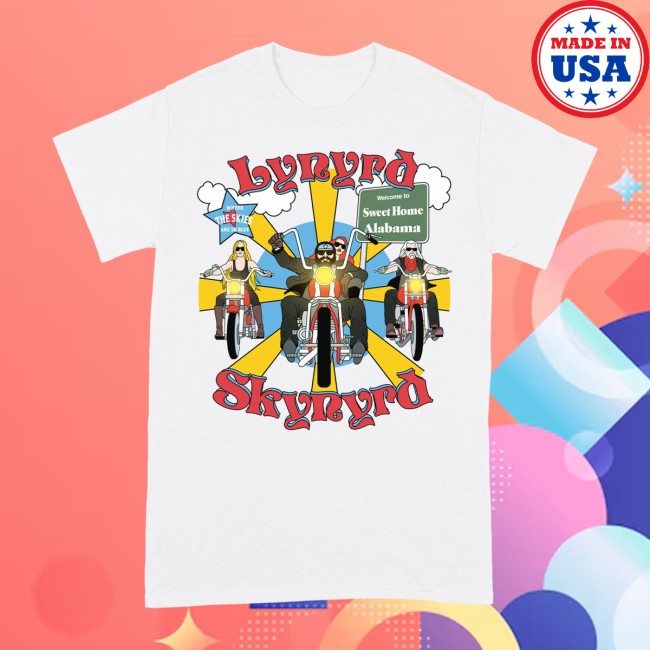 Lynyrd Skynyrd Store Merch Road Trippin White Tee 2 Lynyrd Skynyrd Store Merch Road Trippin White Tee