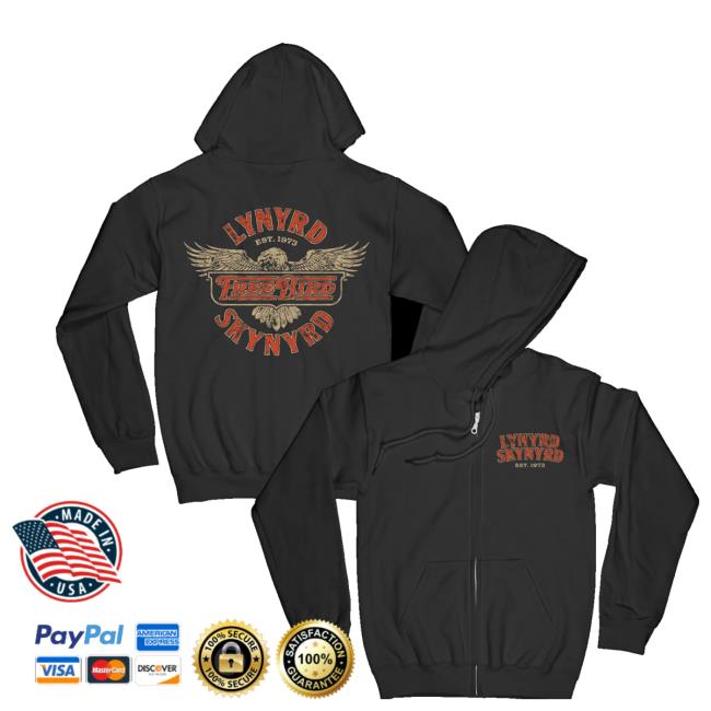 Lynyrd Skynyrd Store Merch Shop Freebird Badge Zip Hoodie 2 Lynyrd Skynyrd Store Merch Shop Freebird Badge Zip Hoodie