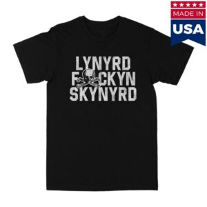 Lynyrd Skynyrd Merch Store Lfs Black Tour Tee
