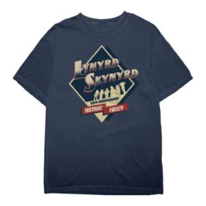 Lynyrd Skynyrd Merch Store Nuthin Navy Tee