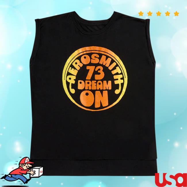 Aerosmith Merch Store 73 Dream On Ladies Muscle Tee 2 Aerosmith Merch Store 73 Dream On Ladies Muscle Tee