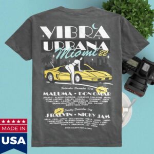 Steal Deal Store Merch Vibra Urbana Miami T-Shirt Black