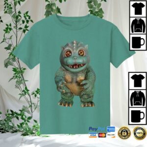 Godzilla Merch Store Godziban Little Green Youth T-Shirt