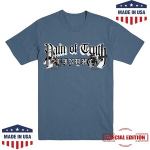 Evil Greed Merch Store Pain Of Truth Blue Big Dog T-Shirt