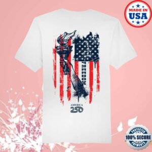 America250 Store Merch Freedom & Liberty Men’s T-Shirt