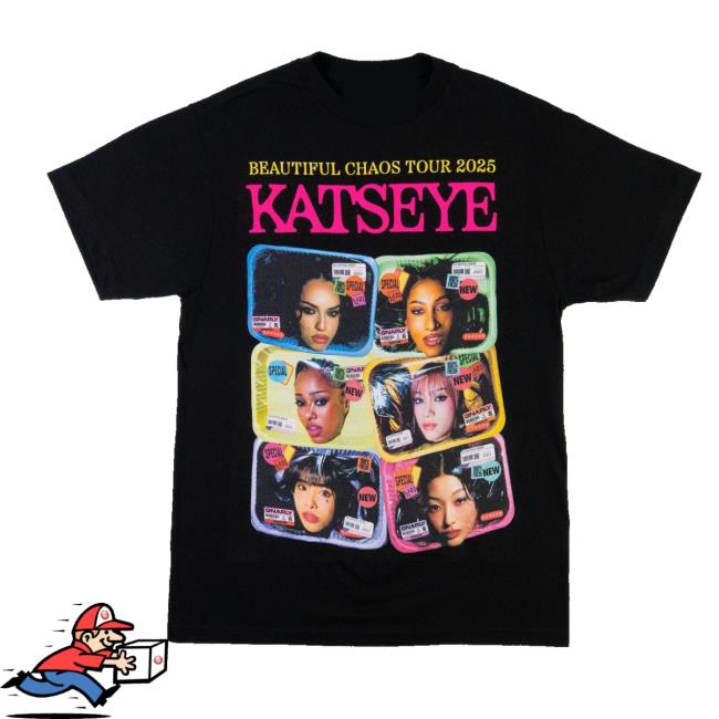 Katseye Shop Merch Store Beautiful Chaos Routing T-Shirt 3 Katseye Shop Merch Store Beautiful Chaos Routing T-Shirt