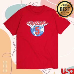 Channel 5 Merch Store Global Red Tee