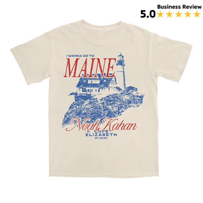 Noah Kahan Merch Store Cape Elizabeth Tee 2 Noah Kahan Merch Store Cape Elizabeth Tee