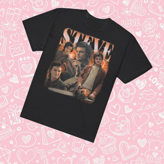 Netflix Shop Merch Store Stranger Things T-Shirt Steve Heartthrob 3 Netflix Shop Merch Store Stranger Things T-Shirt Steve Heartthrob